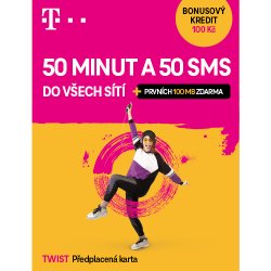 T-Mobile SIM Twist 50 MINUT A 50 SMS